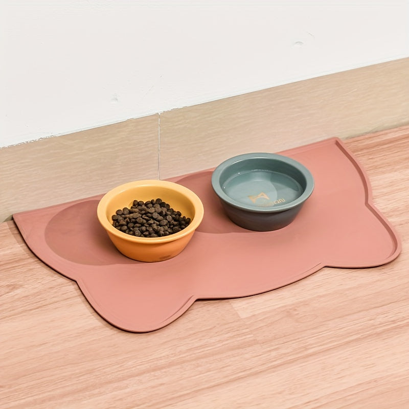 Waterproof Pet Food Mat - Non-Slip Feeding Tray