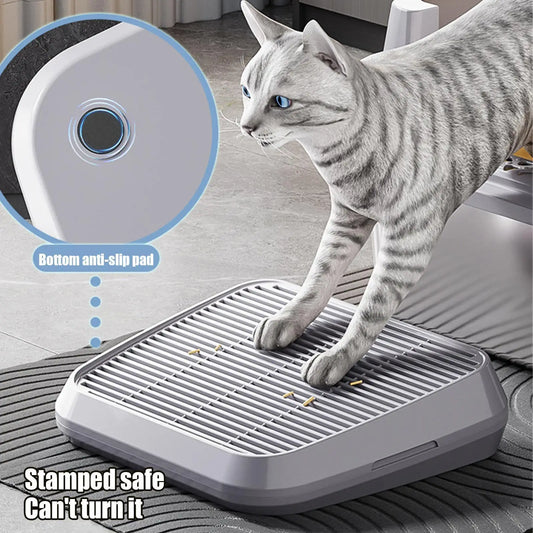 Cat Litter Catcher Ramp - Double Layer Filtration Step Stool
