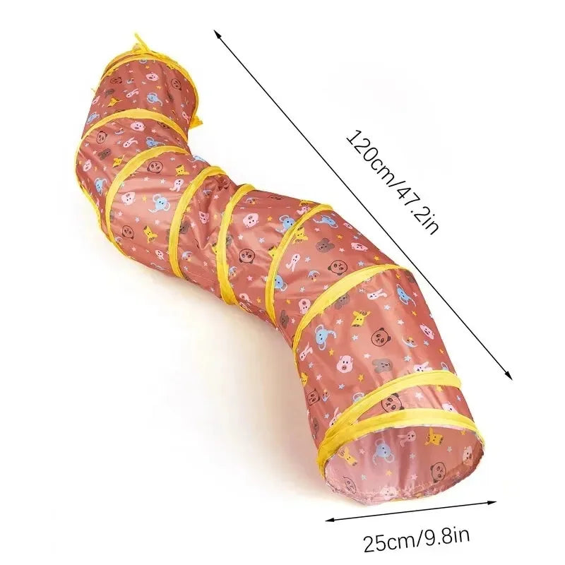 Cat Tunnel - S-Shape Collapsible Play Tube