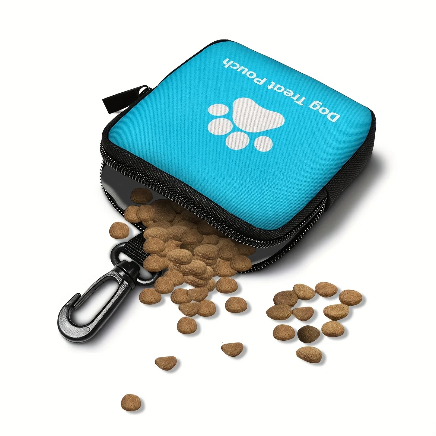 Dog Training Treat Bag - Zippered Portable Pouch