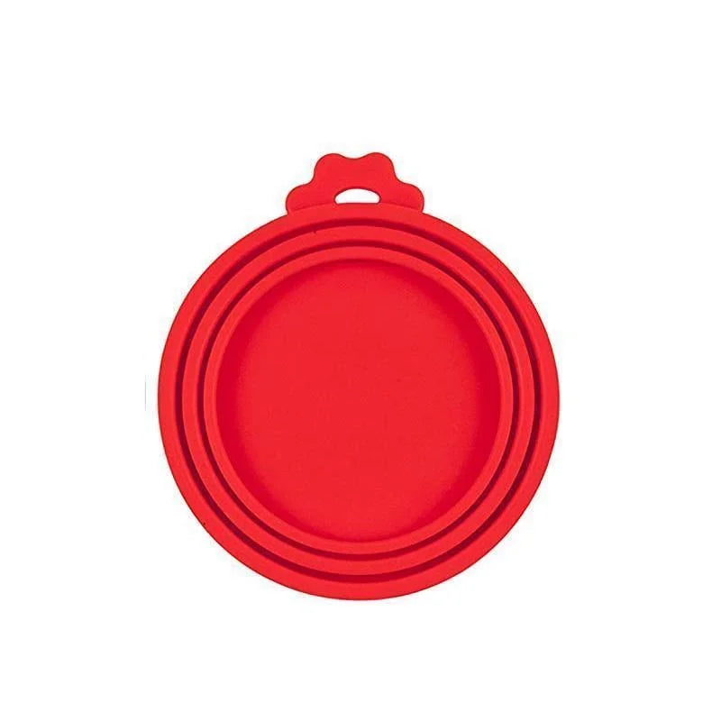 3-in-1 Silicone Pet Food Can Cover - Universal Fit for Dogs & Cats