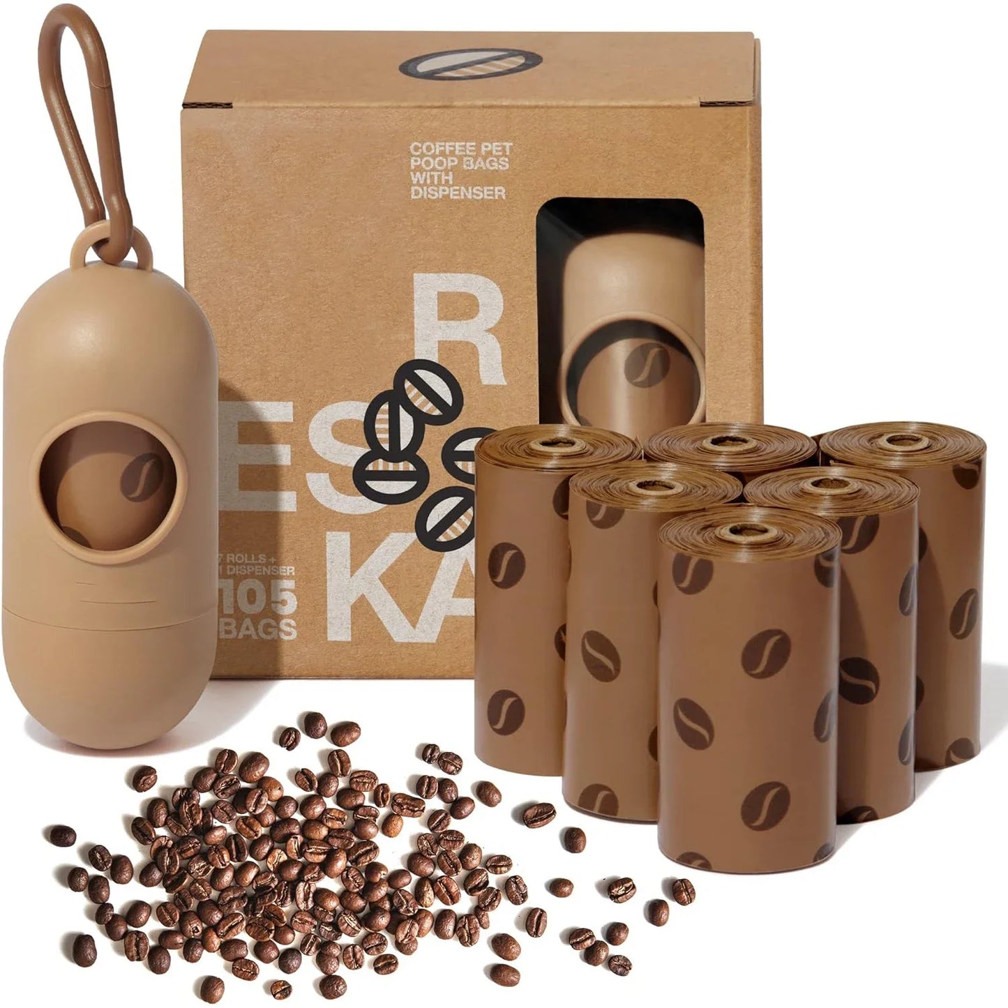 Dog Poop Bag Dispenser - Waste Bag Holder Set