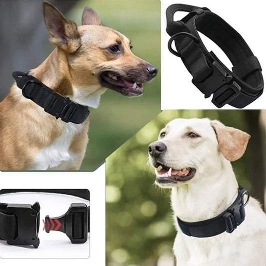 Tactical Dog Collar - Adjustable Training Leash