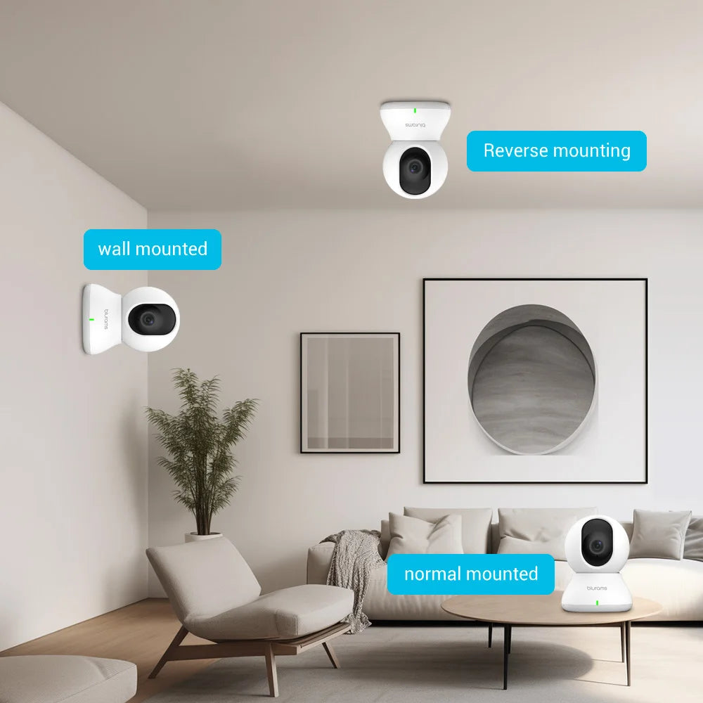 Pet Camera 2K WiFi - 360° PTZ with Night Vision