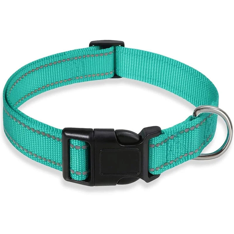 Reflective Dog Collar - Adjustable Safety Strap
