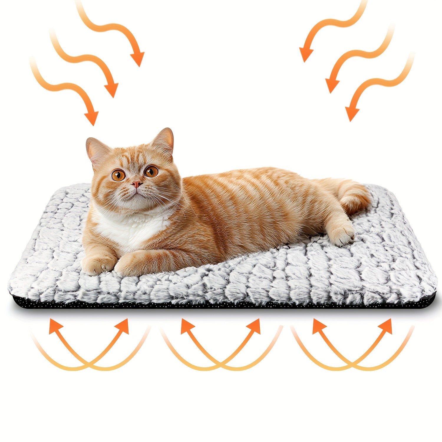 Self-warming pet bed no electricity thermal pad for cats and dogs
