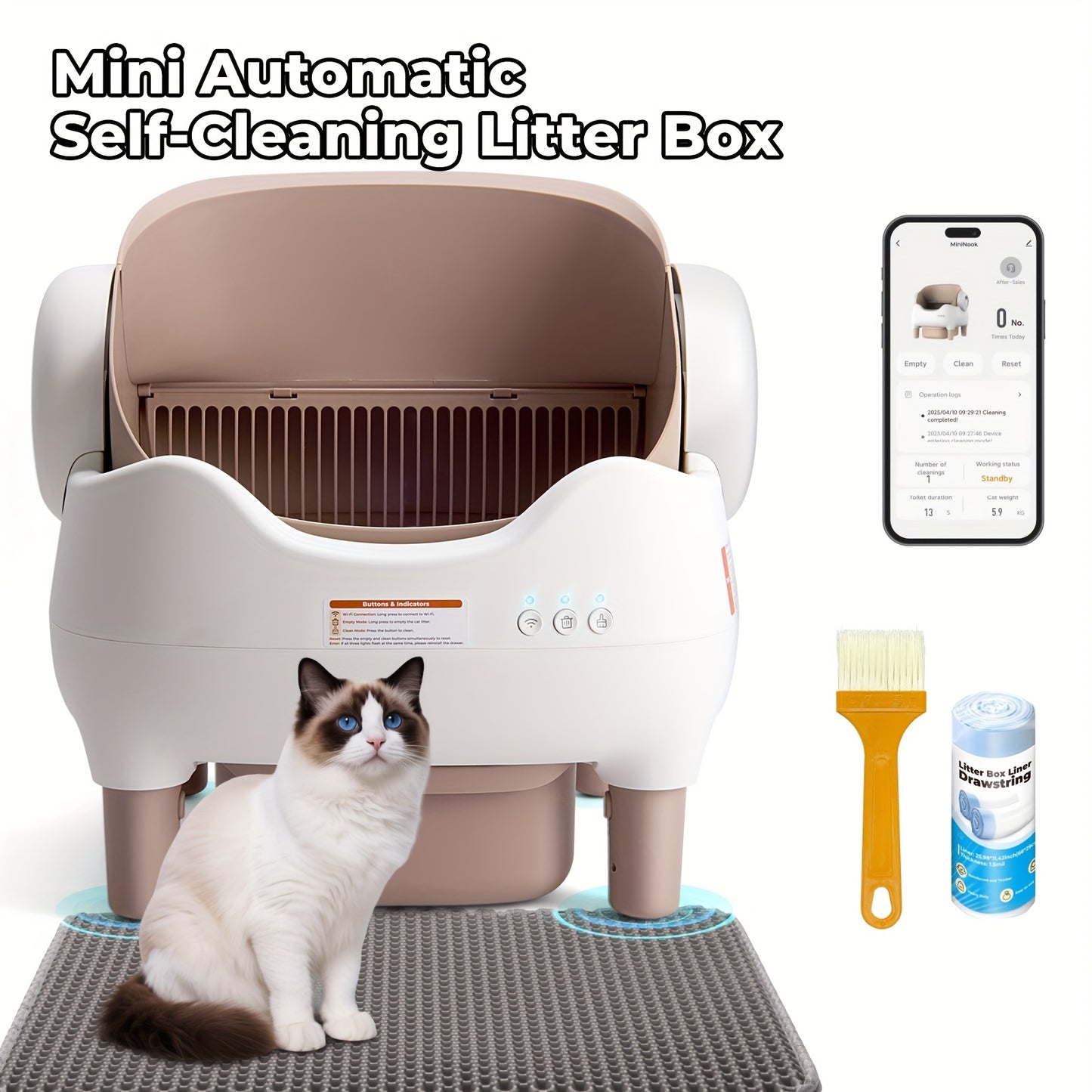 Self-Cleaning Cat Litter Box - Extra Large Automatic