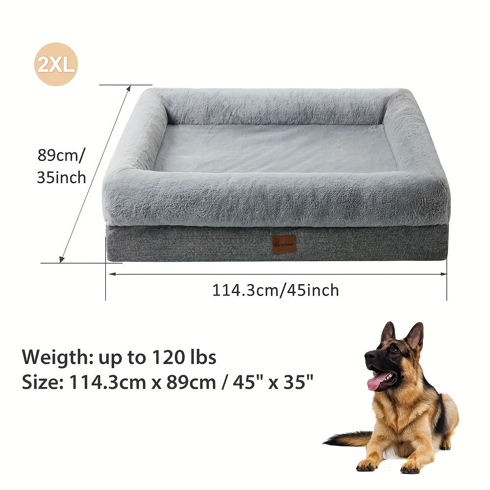 Orthopedic Dog Bed - Extra Large Washable