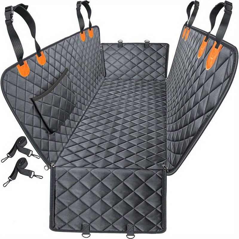 Waterproof Dog Car Mat - Seat Belt Compatible