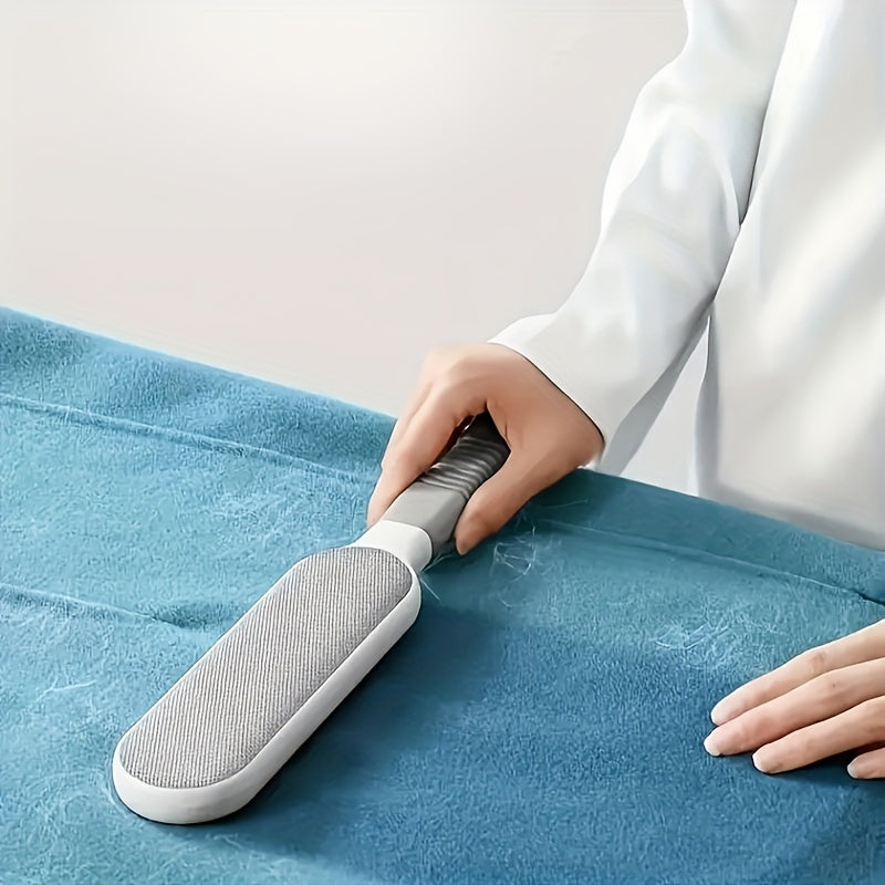 Double-Sided Pet Hair Remover Brush - Reusable Lint Roller