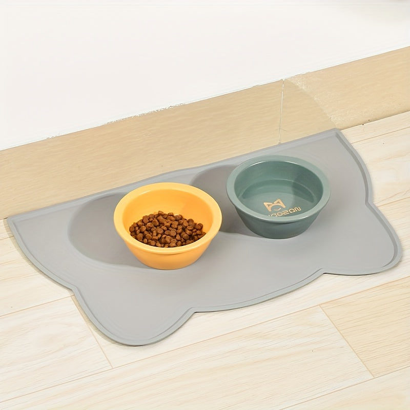 Waterproof Pet Food Mat - Non-Slip Feeding Tray