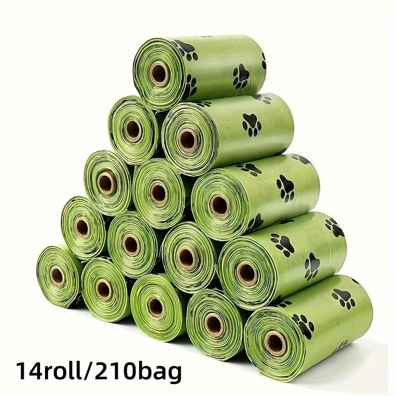 Dog Waste Bags - 14 Rolls 210 Bags Leak Proof