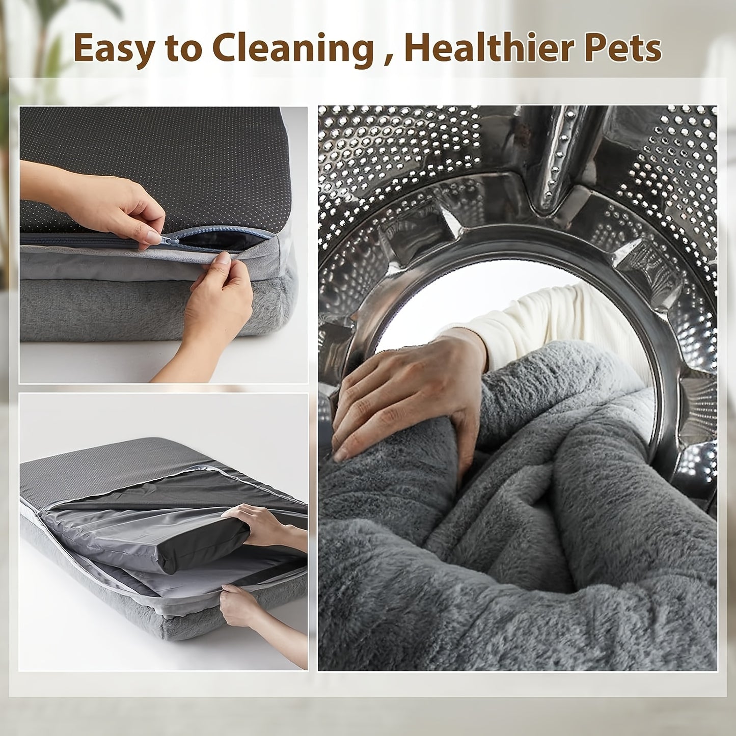 Orthopedic Dog Bed - Extra Large Washable