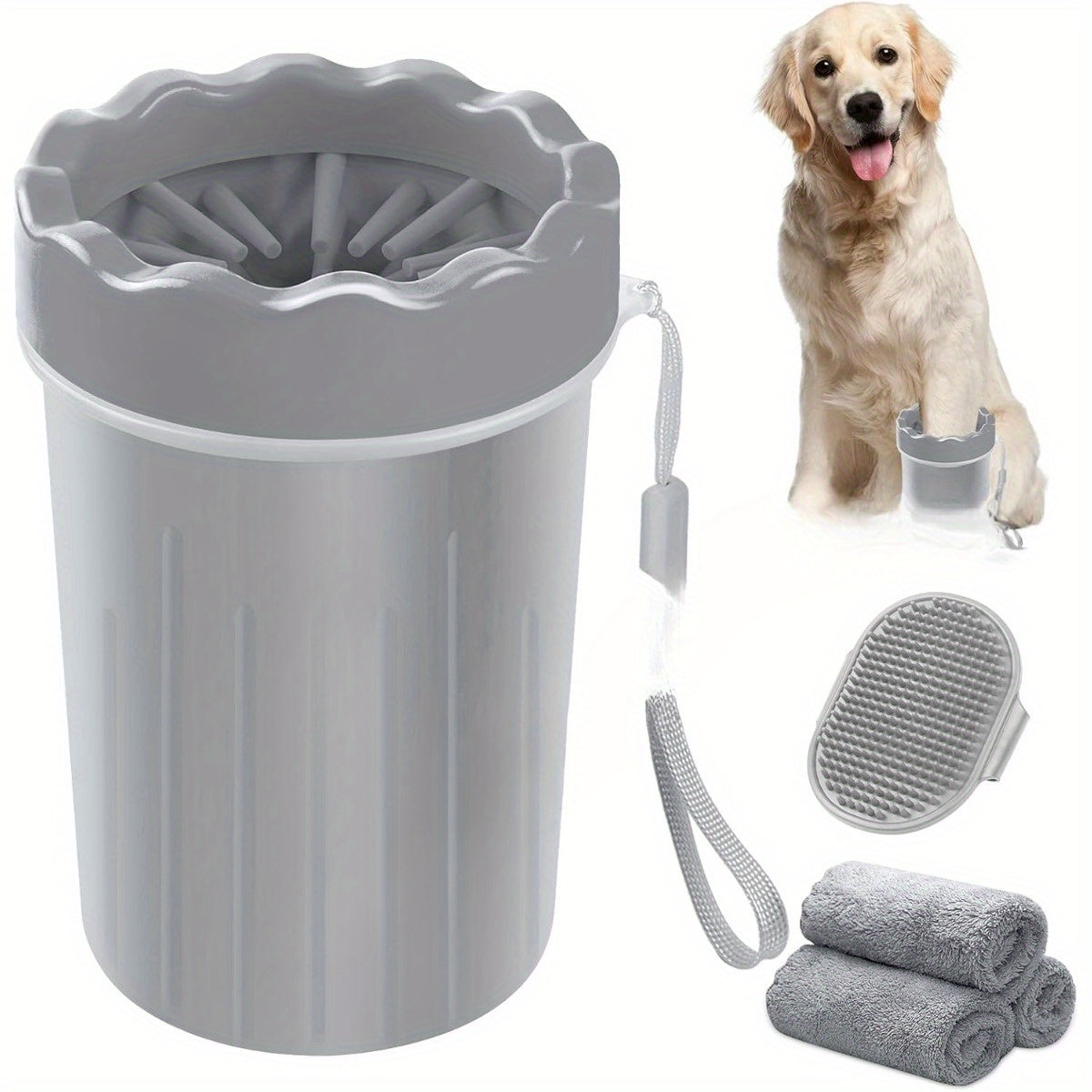 Dog Paw Washer - Muddy Paw Cleaner for All Breeds