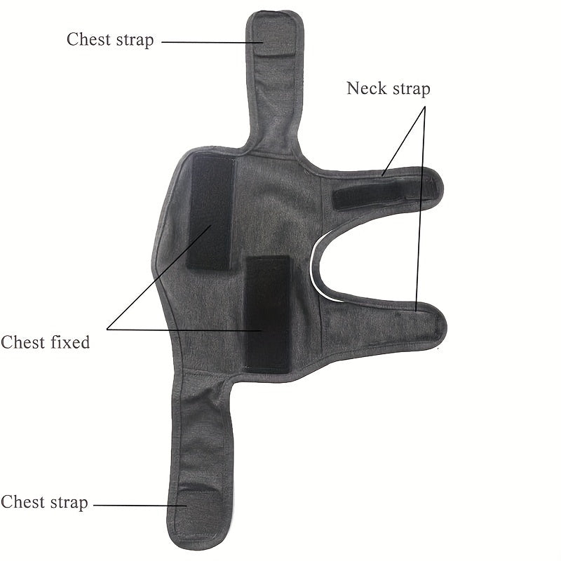 Windproof dog jacket with thermal comfort for anxious pets