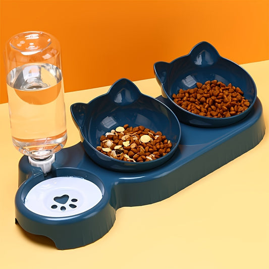 Anti-slip automatic pet bowl non-skid feeding dish for dogs and cats
