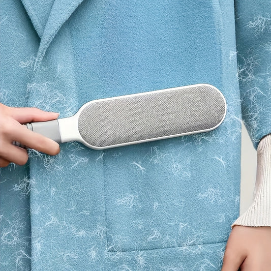 Double-sided pet hair remover brush reusable lint roller for furniture and clothing
