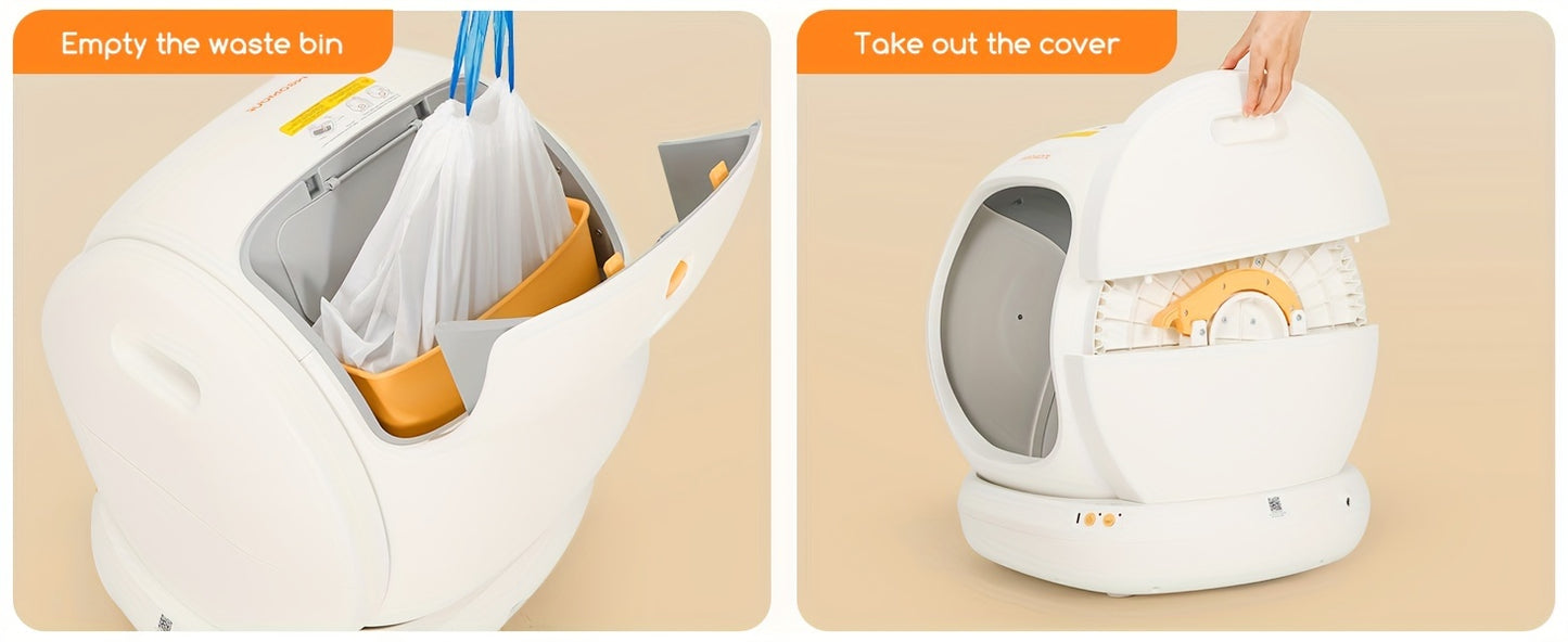 Self-Cleaning Cat Litter Box - App Control 19.8 Gallon