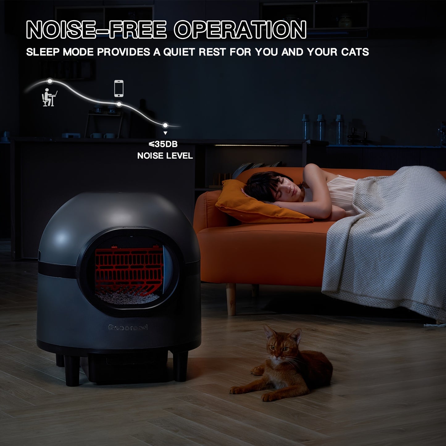 Self-Cleaning Litter Box - Automatic Smart Electric Cat Toilet