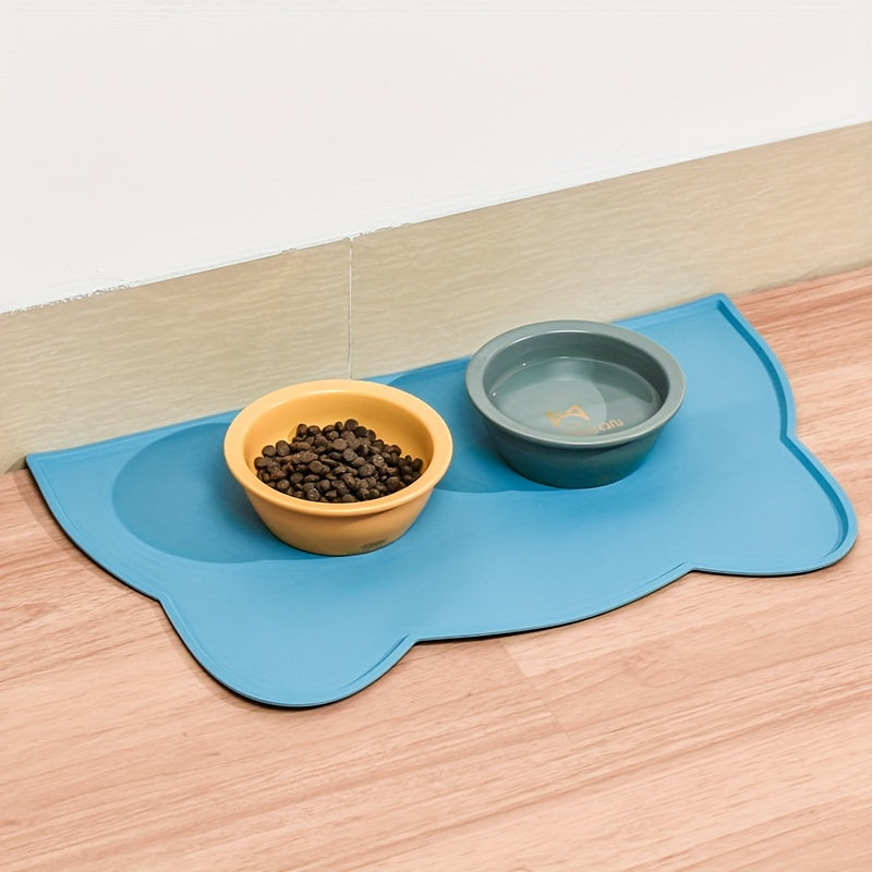 Waterproof Pet Food Mat - Non-Slip Feeding Tray