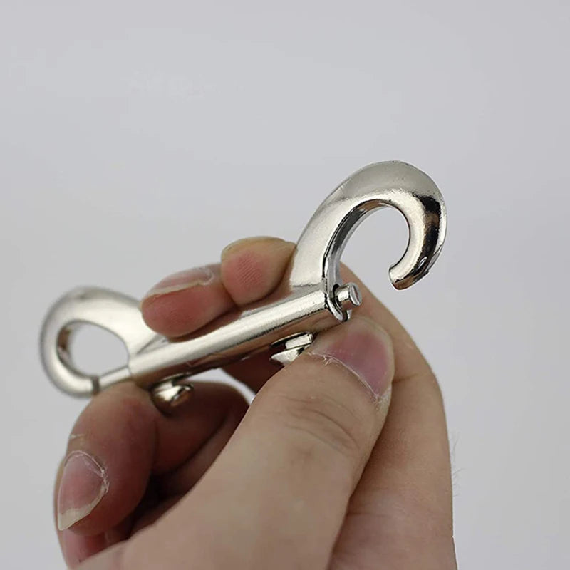 Double ended bolt snap hooks for dog leashes and pet accessories