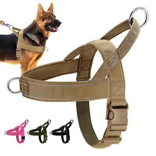 No Pull Dog Harness - Reflective Training Vest