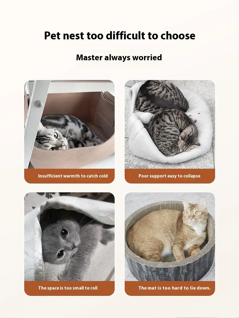Cat Tunnel - Winter Climbing Frame with Bed