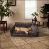 Pet Bed - Striped Velvet Plush House