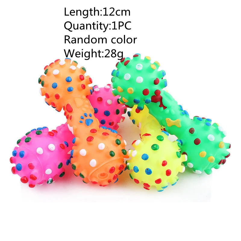hot sale New Squeak Dog Toy Chew Bone Slipper Squeaky Ball Dog Toys Tooth Grinding Training Pet Toy Supplies