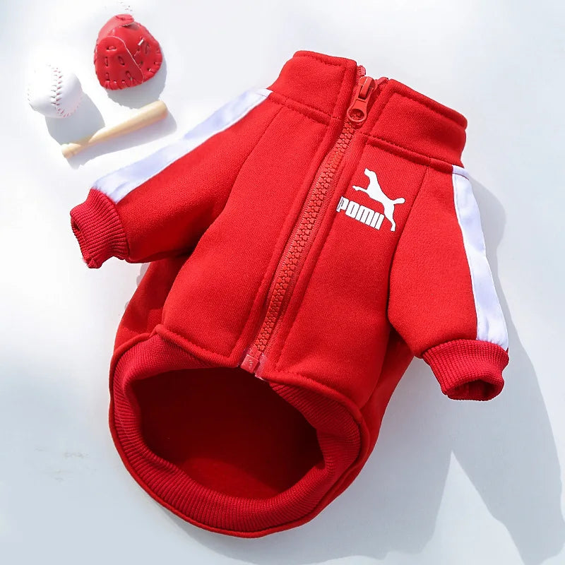 Dog Vest - Warm Alphabet Bear Design