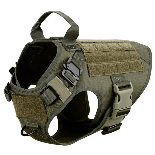 Tactical Dog Harness - Nylon Training Vest