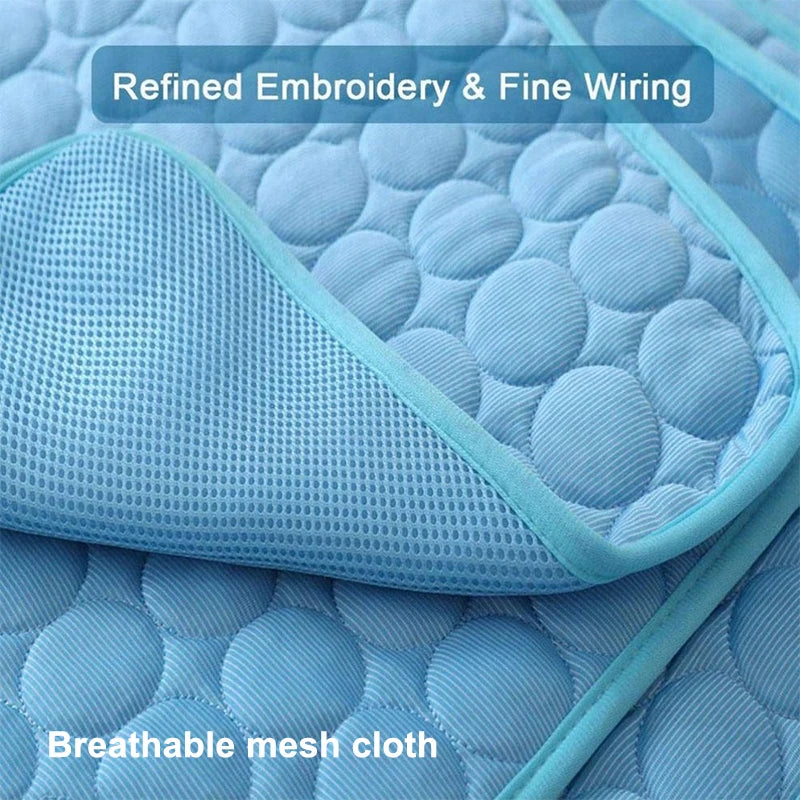 Dog Cooling Mat - Breathable Summer Pad for All Sizes