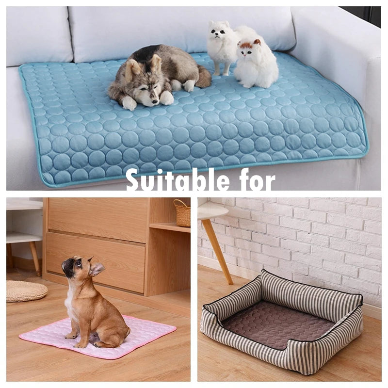 Dog Cooling Mat - Breathable Summer Pad for All Sizes