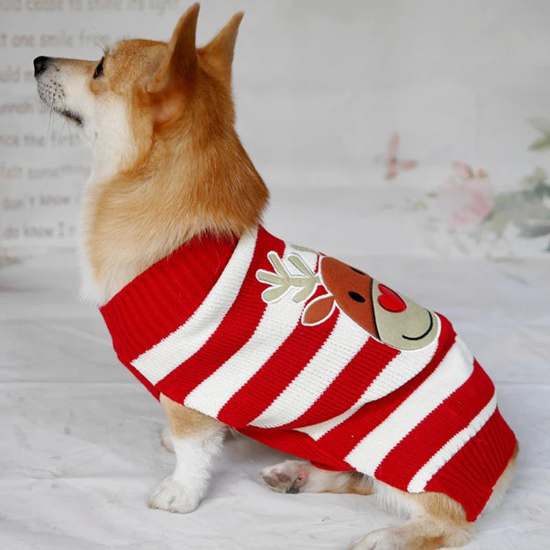 Christmas Dog Sweater - Xmas Pullover for Dogs