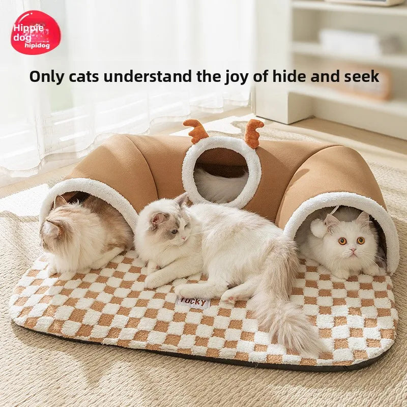 Cat Tunnel - Winter Climbing Frame with Bed