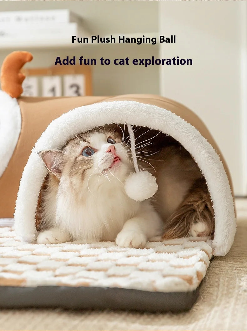Cat Tunnel - Winter Climbing Frame with Bed