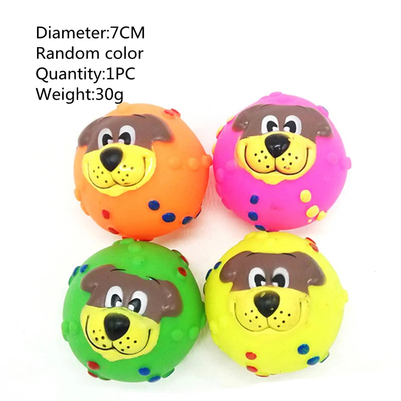 hot sale New Squeak Dog Toy Chew Bone Slipper Squeaky Ball Dog Toys Tooth Grinding Training Pet Toy Supplies