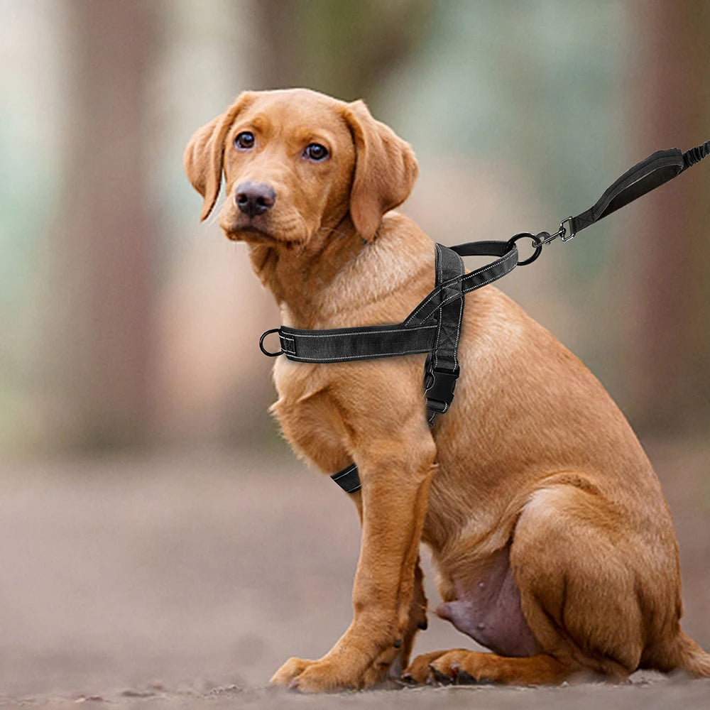 No Pull Dog Harness - Reflective Training Vest