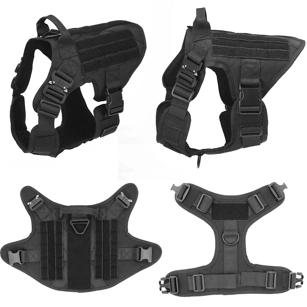 Tactical Dog Harness - Nylon Training Vest