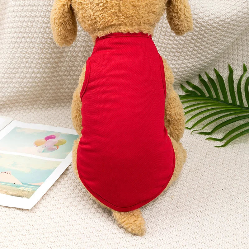Dog Summer Vest - Thin Breathable T-Shirt