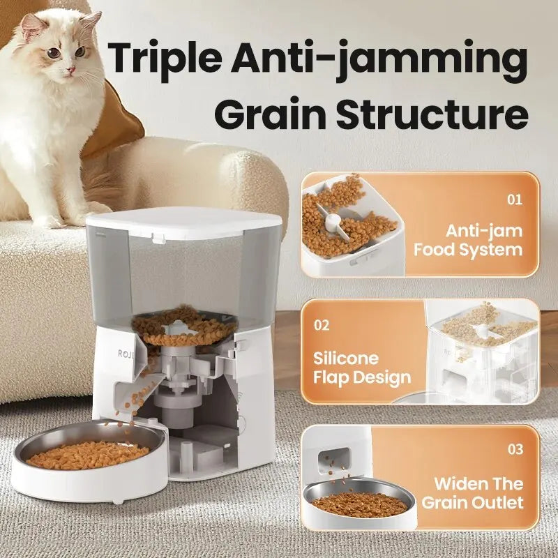 Automatic Cat Feeder - 2L WiFi Smart Dispenser