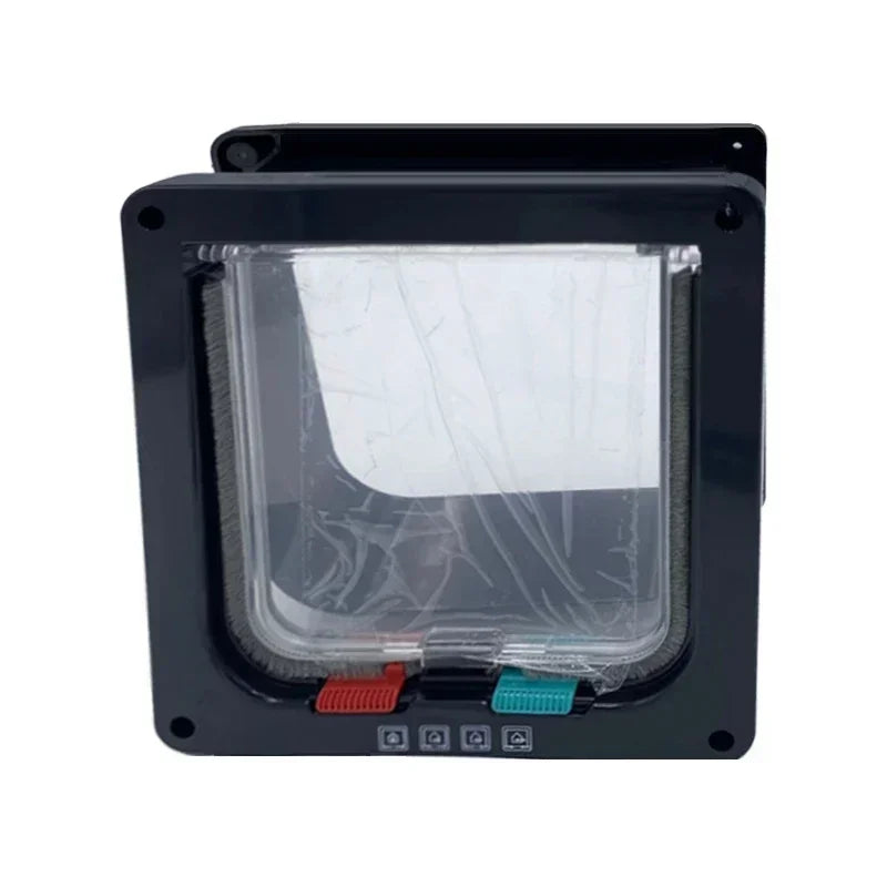 Pet Flap Door - 4-Way Security Lock Gate