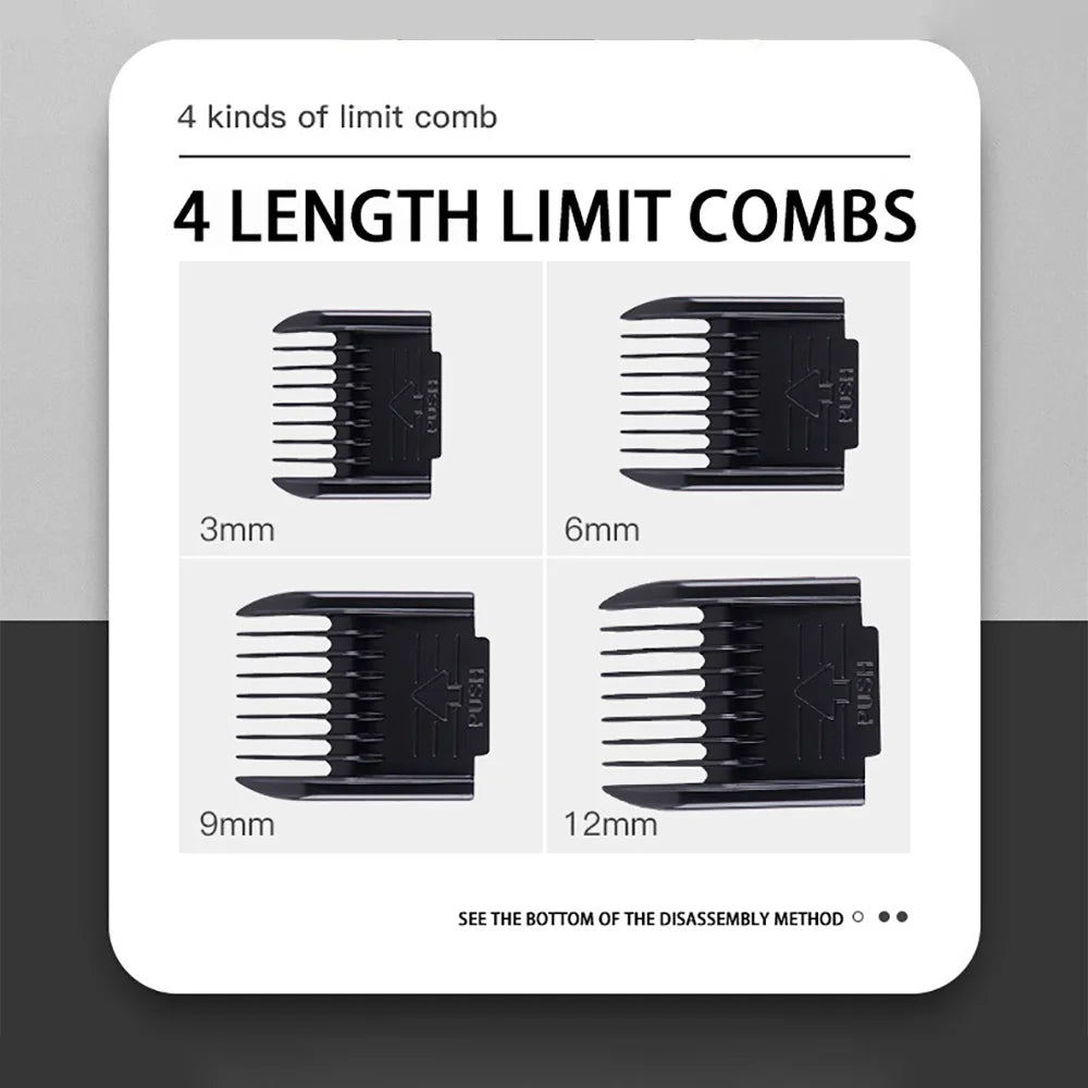 Pet Hair Clipper - Cordless Grooming Trimmer Set