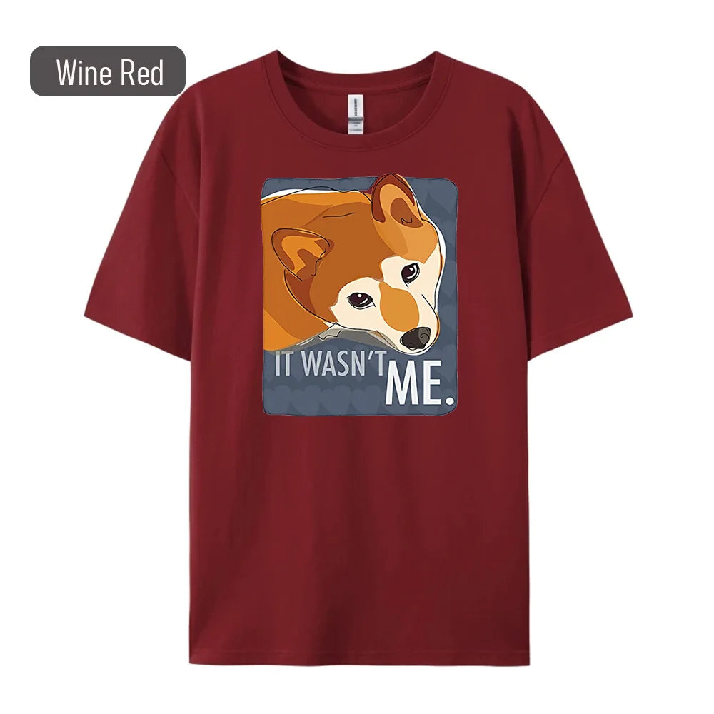 Shiba Inu Print Women's T-Shirt - Hip Hop Fashion Tee
