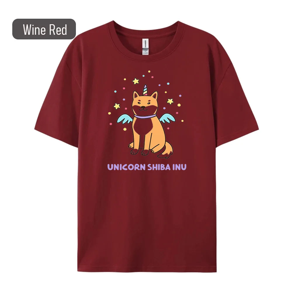 Shiba Inu Print Women's T-Shirt - Hip Hop Fashion Tee
