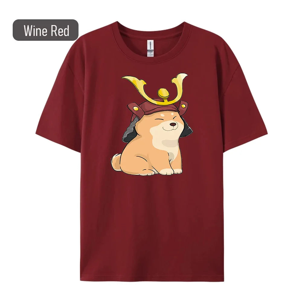Shiba Inu Print Women's T-Shirt - Hip Hop Fashion Tee