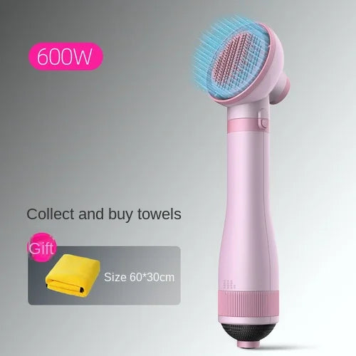 Pet Grooming Dryer Brush - 2-in-1 Quiet Tool