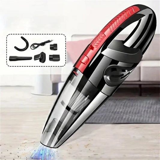 Portable wireless car vacuum cleaner powerful suction rechargeable handheld for pet hair
