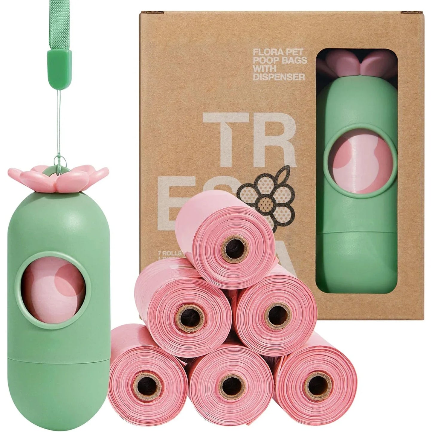 Dog Poop Bag Dispenser - Waste Bag Holder Set