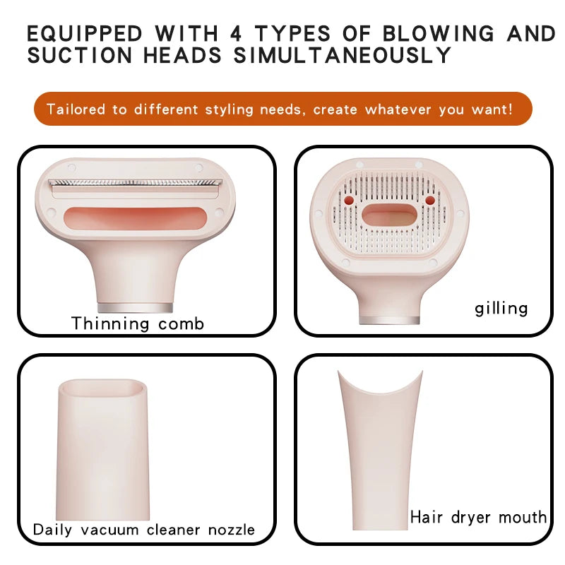 Professional Dog Hair Dryer - Grooming Blower with Cool Air